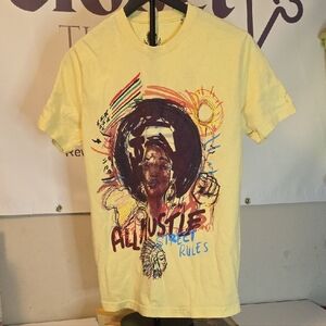 Hustle Gang Yellow Street Art Tee